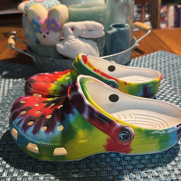 Crocs Classic Tie Dye M 6 W 8 - Picture 4 of 6